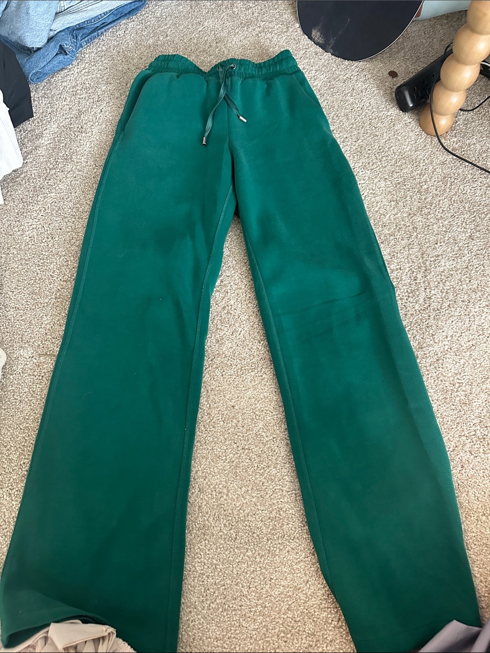 Green Straight-Leg Women’s Jogger Pants